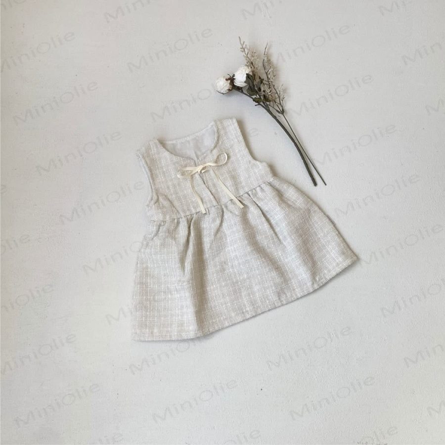 Baby Toddler Plaid Bow Dress